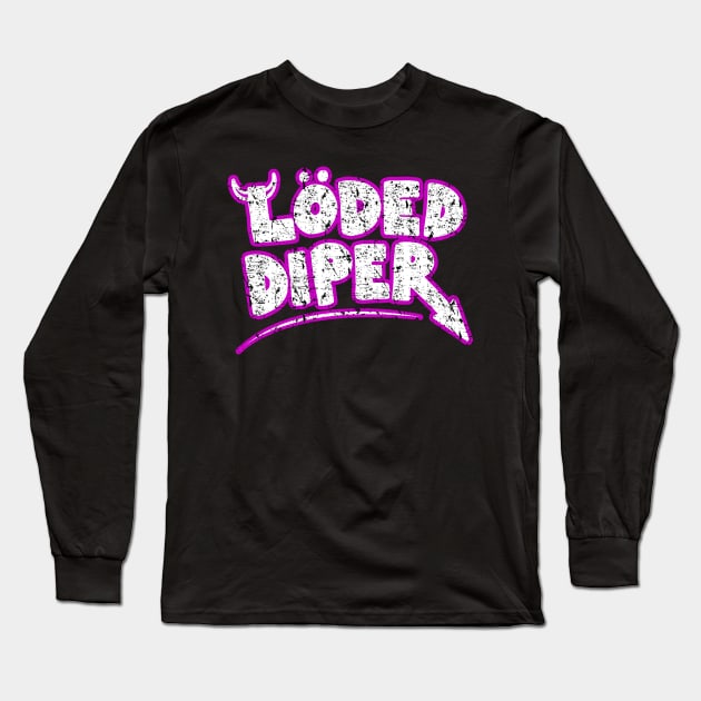 Vintage Loded Diper Long Sleeve T-Shirt by RANS.STUDIO